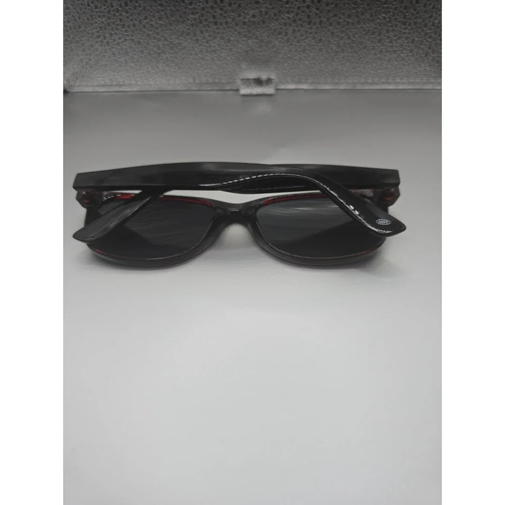 Marc Hunter 7924 Shiny Black & Red Tortoise Men’s Square Sunglasses 55-17-140